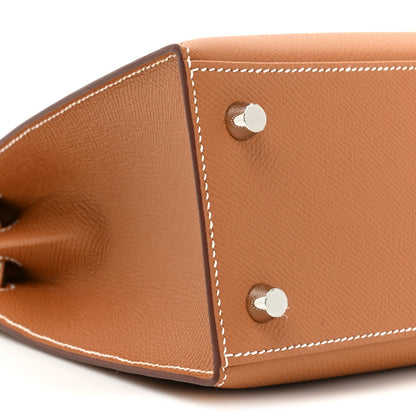 Hermes Epsom Kelly Sellier 25 Gold 9 of 10