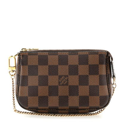 Louis Vuitton Damier Ebene Mini Pochette Accessories 1 of 9