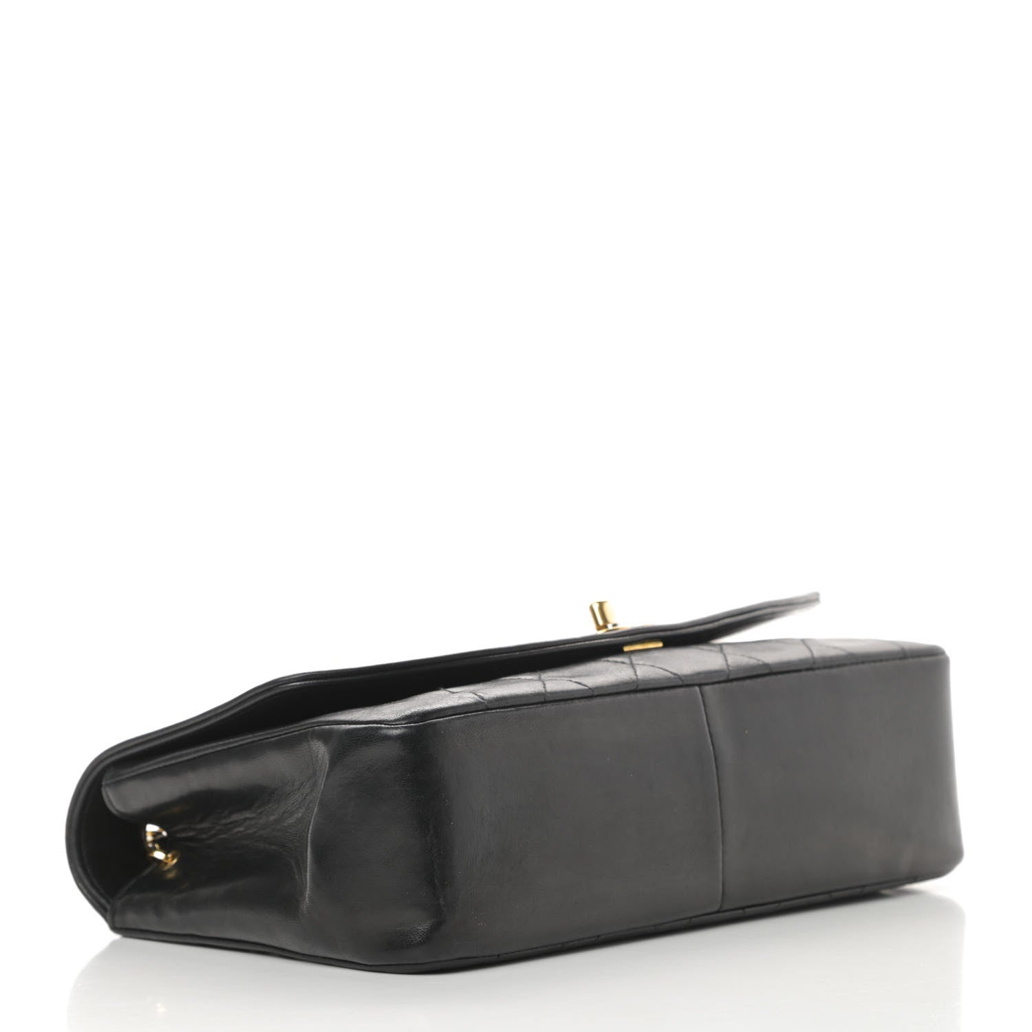 Chanel Lambskin Quilted Medium Single Flap Black 4 of 14