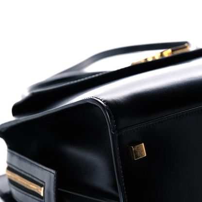 Saint Laurent Shiny Calfskin Medium Uptown Tote Black 9 of 14