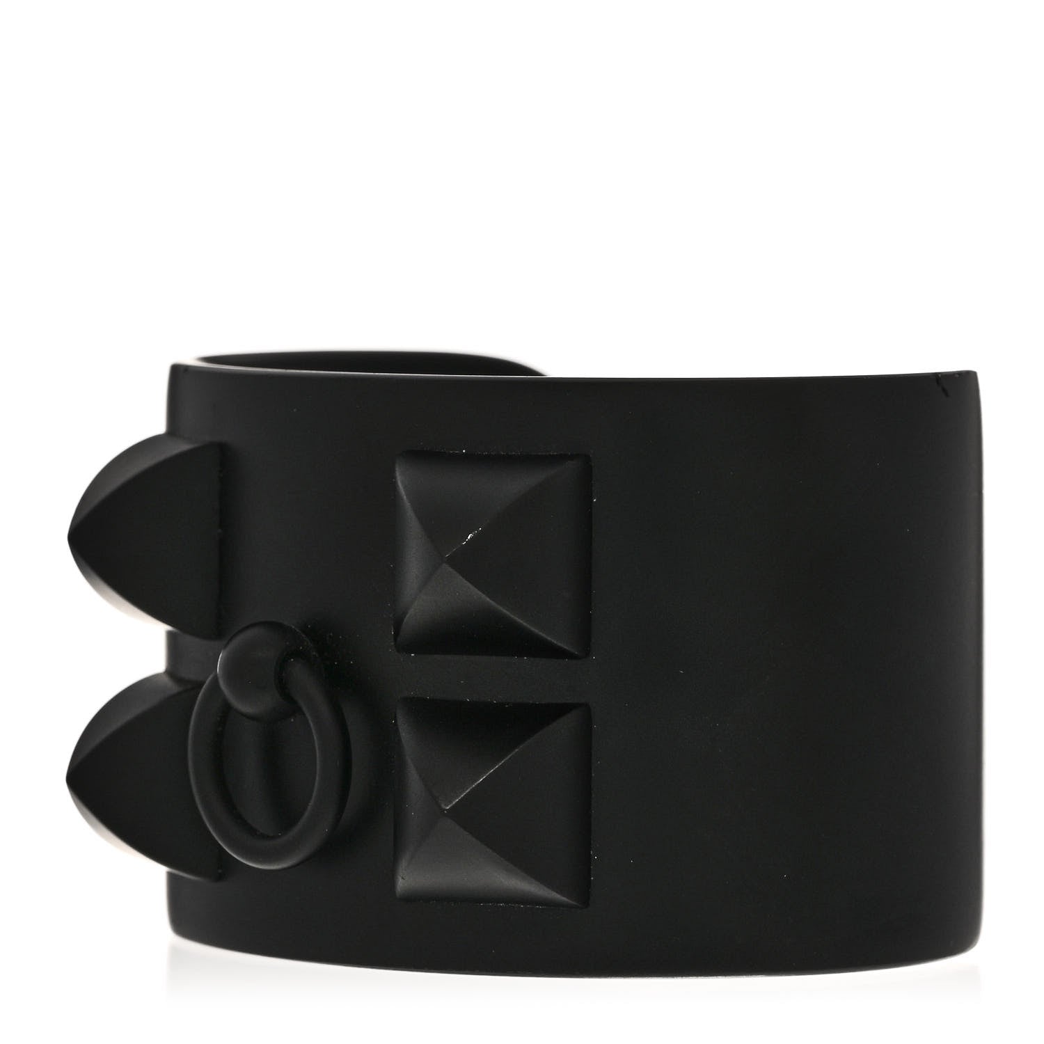 Hermes Aluminium Sunset Collier De Chien CDC Bracelet T2 Noir Intense 1 of 6