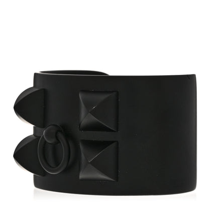 Hermes Aluminium Sunset Collier De Chien CDC Bracelet T2 Noir Intense 1 of 6