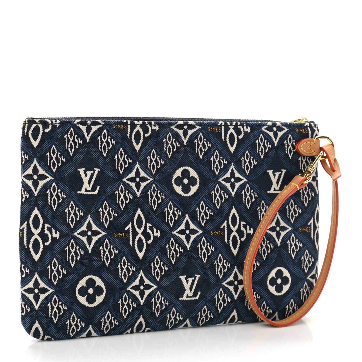 Louis Vuitton Jacquard Since 1854 Neverfull MM GM Pochette Blue 5 of 18