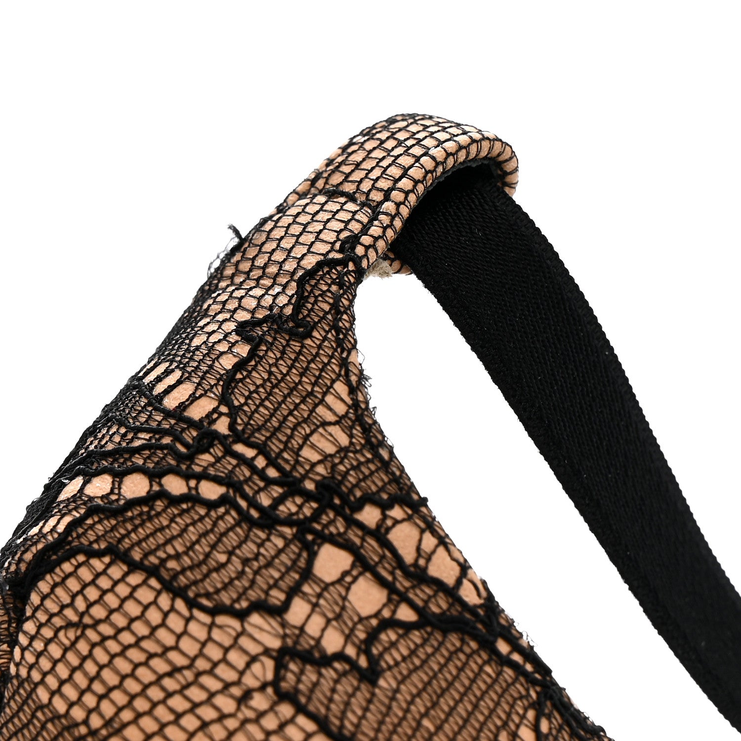 Christian Louboutin Nappa Patent Chantilly Lace Hot Jeanbi 100 Pumps 39.5 Black 11 of 11