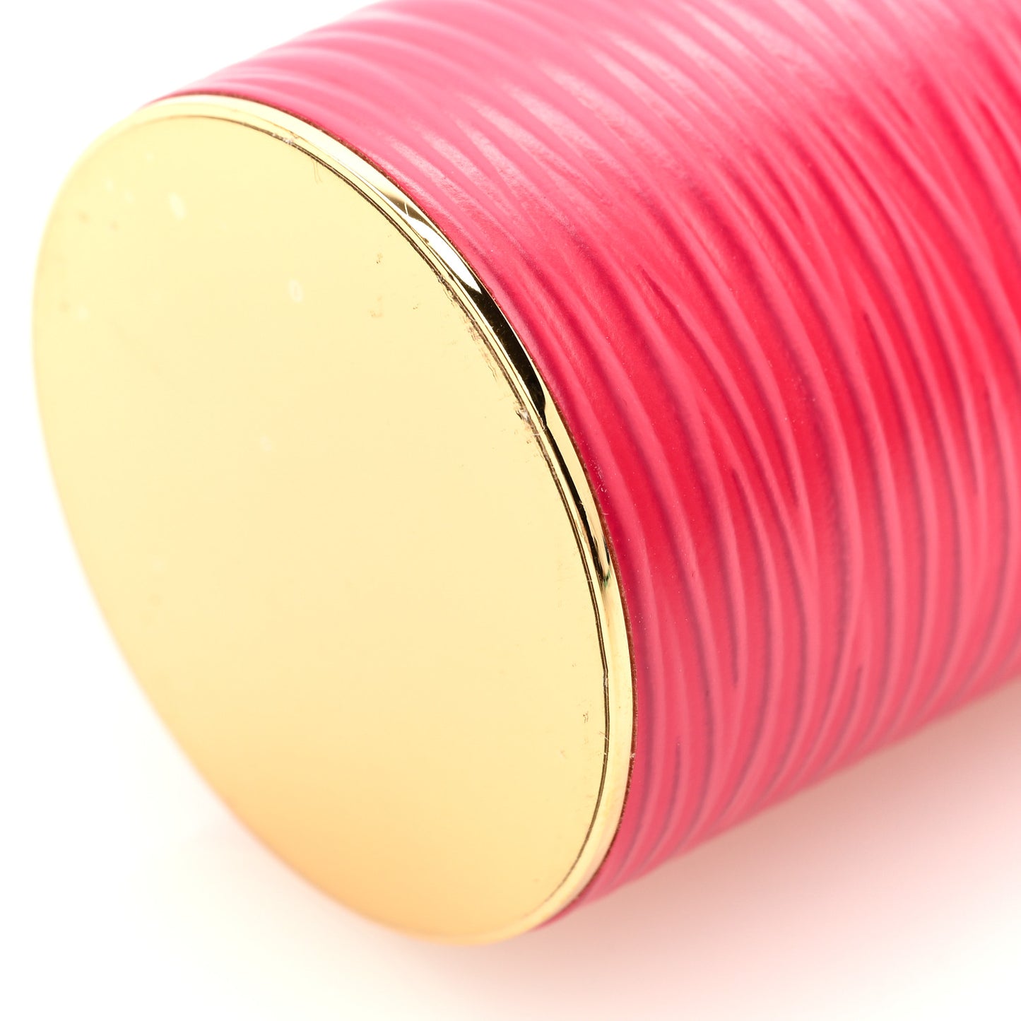 Epi Chain Lipstick Case Fuchsia
