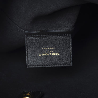 Saint Laurent Calfskin Toy Shopping Tote Black 5 of 9
