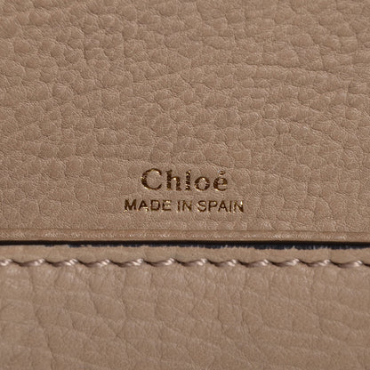 Chloe Calfskin Aurore Wallet on Chain Beige 6 of 7
