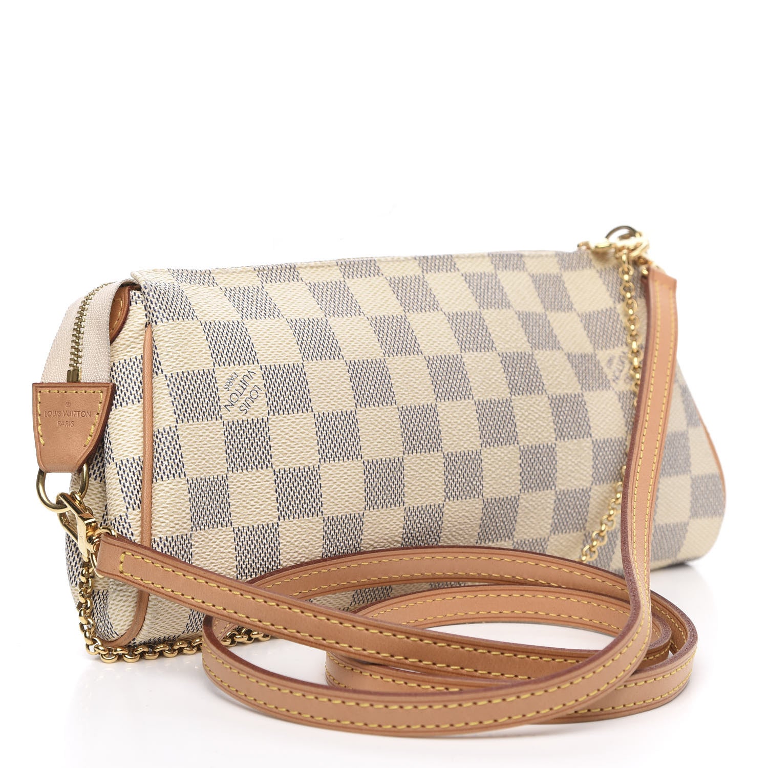 Louis Vuitton Damier Azur Eva Clutch 3 of 11