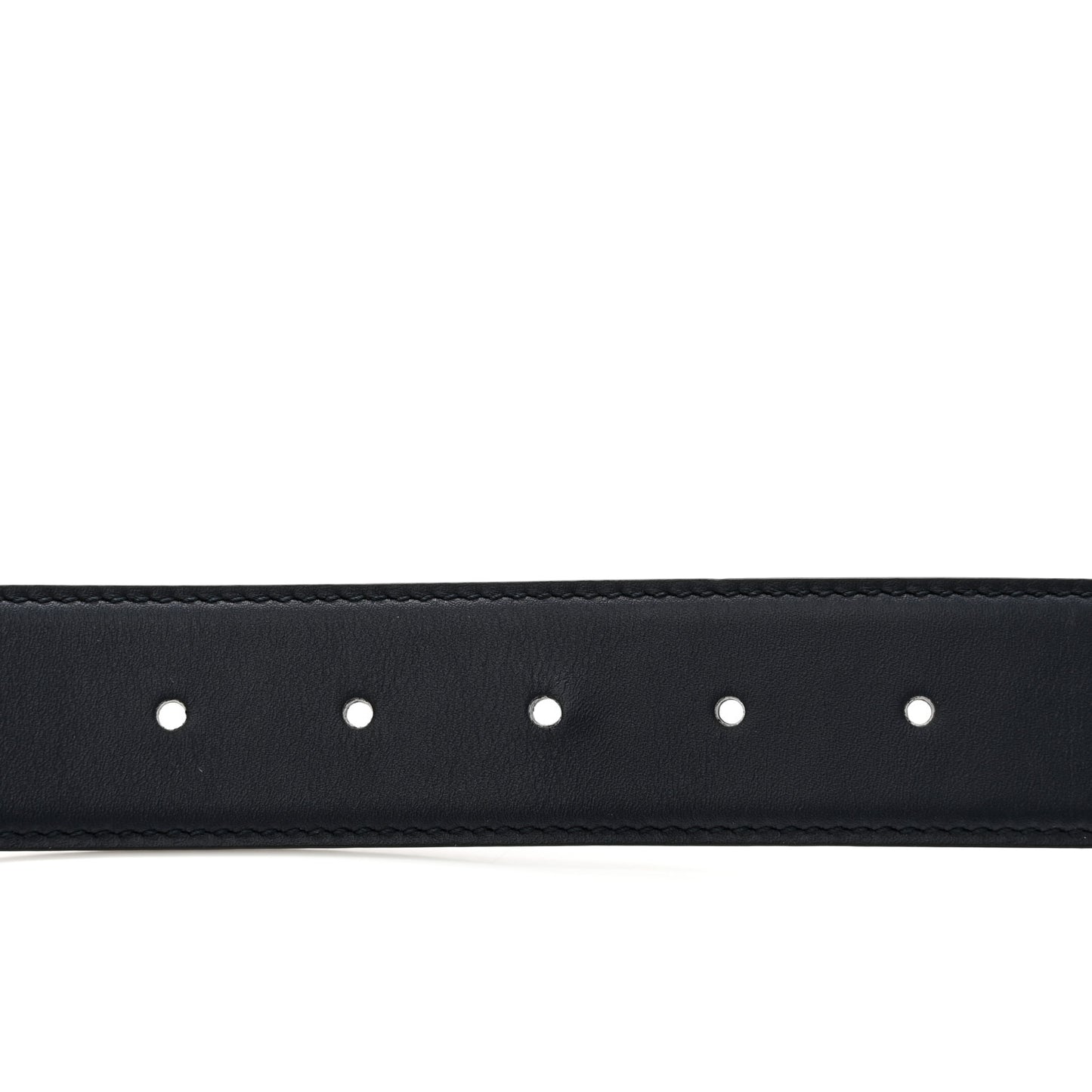 Moon Calfskin Square G Reversible 35mm Belt 110 44 Black Brown