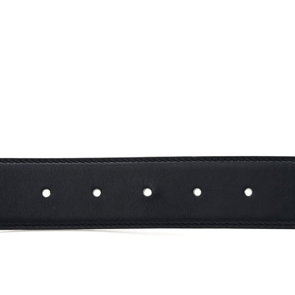 Gucci Moon Calfskin Square G Reversible 35mm Belt 110 44 Black Brown 3 of 7