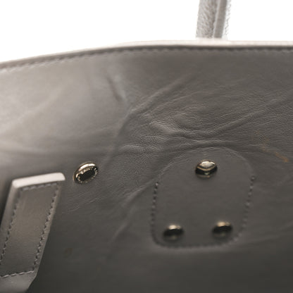 Saint Laurent Grained Calfskin Small Sac De Jour Fog 11 of 19
