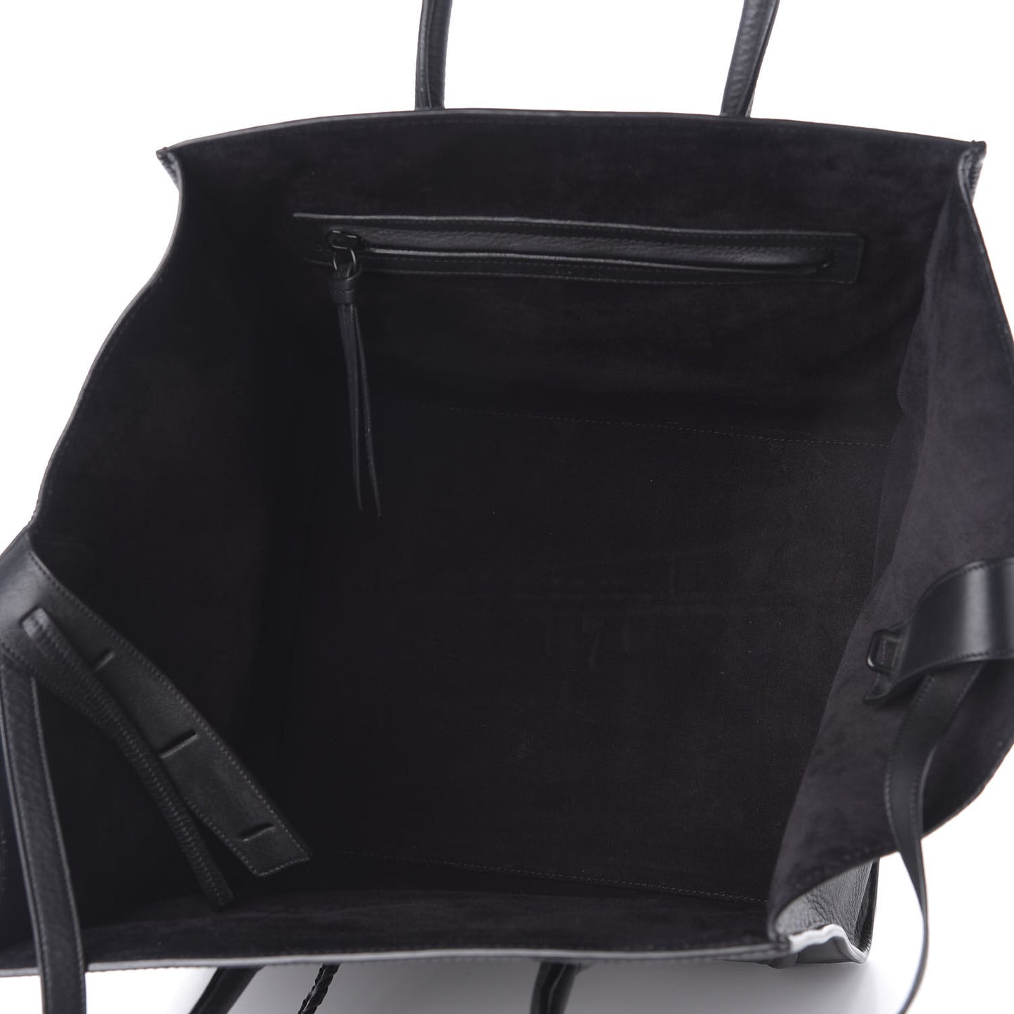 Supple Calfskin Medium Phantom Luggage Black