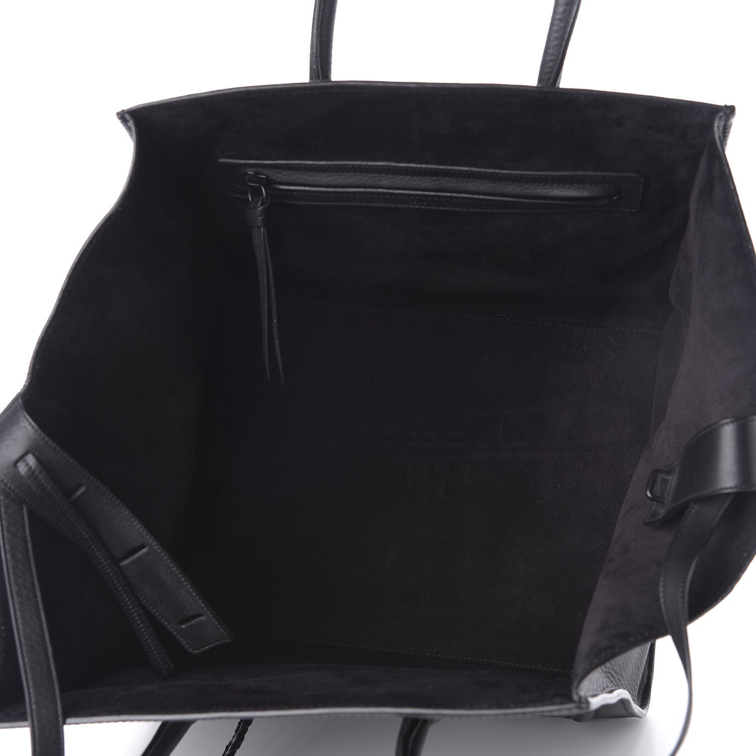 Celine Supple Calfskin Medium Phantom Luggage Black 5 of 10