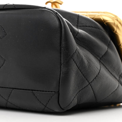 Chanel Lambskin Quilted My Crush Bag Black 10 of 10
