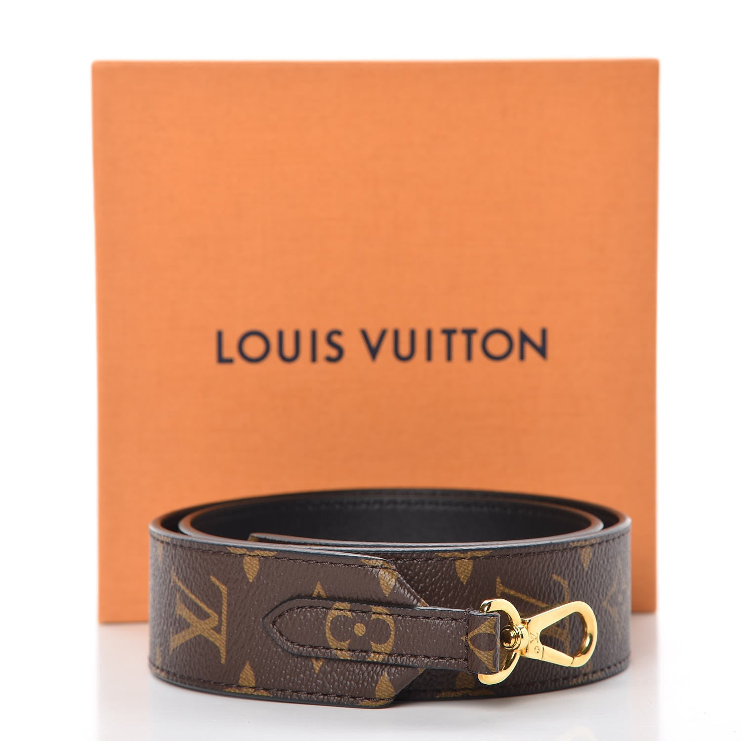 Louis Vuitton Monogram Bandouliere Shoulder Strap Black 6 of 6