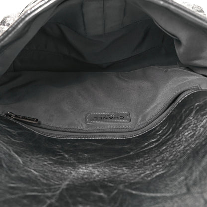 Chanel Crackled Aged Calfskin Big Bang Flap Silver 5 of 11