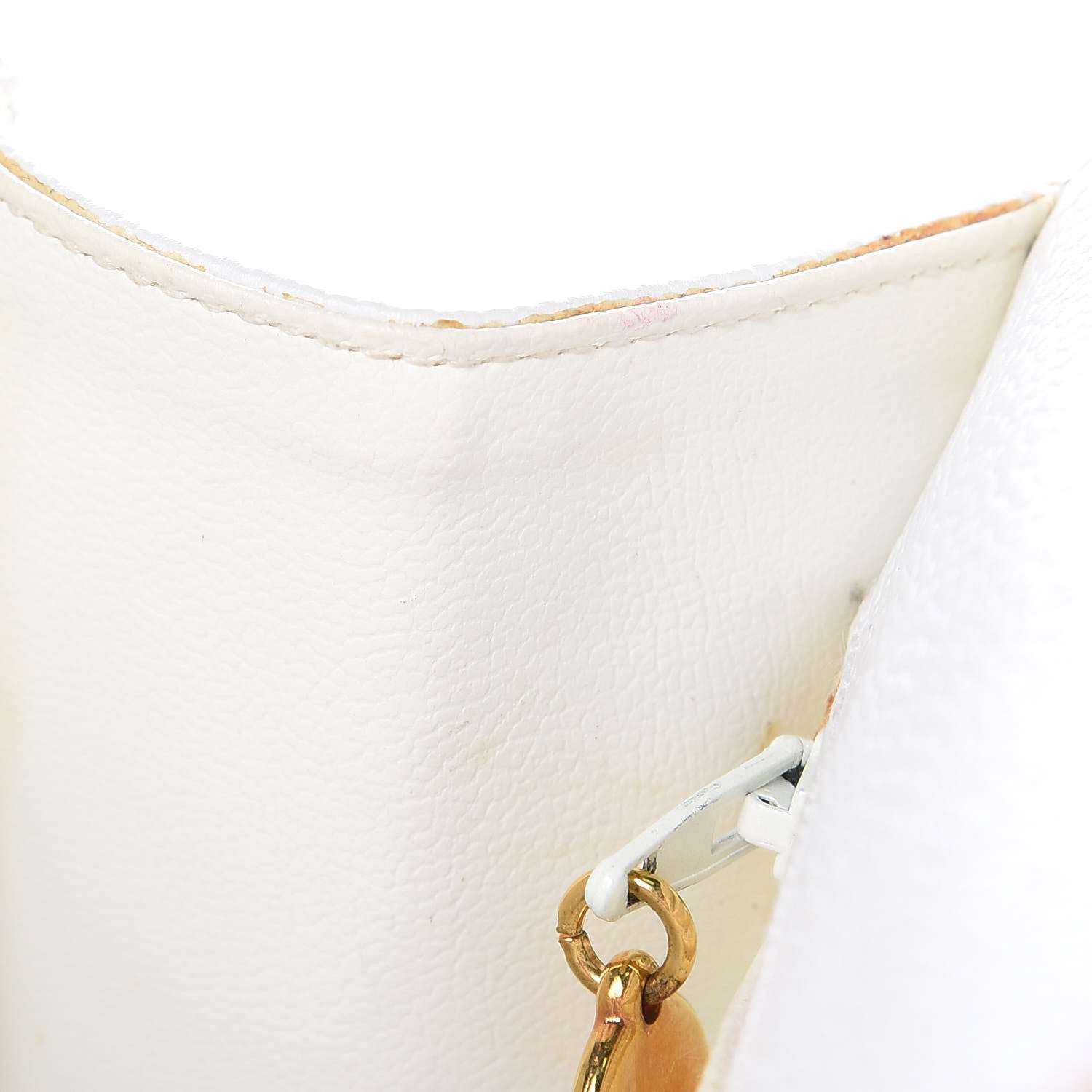 Chanel Caviar Quilted Single Flap Shoulder Bag White 15 of 16