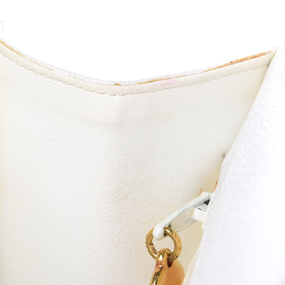 Chanel Caviar Quilted Single Flap Shoulder Bag White 15 of 16