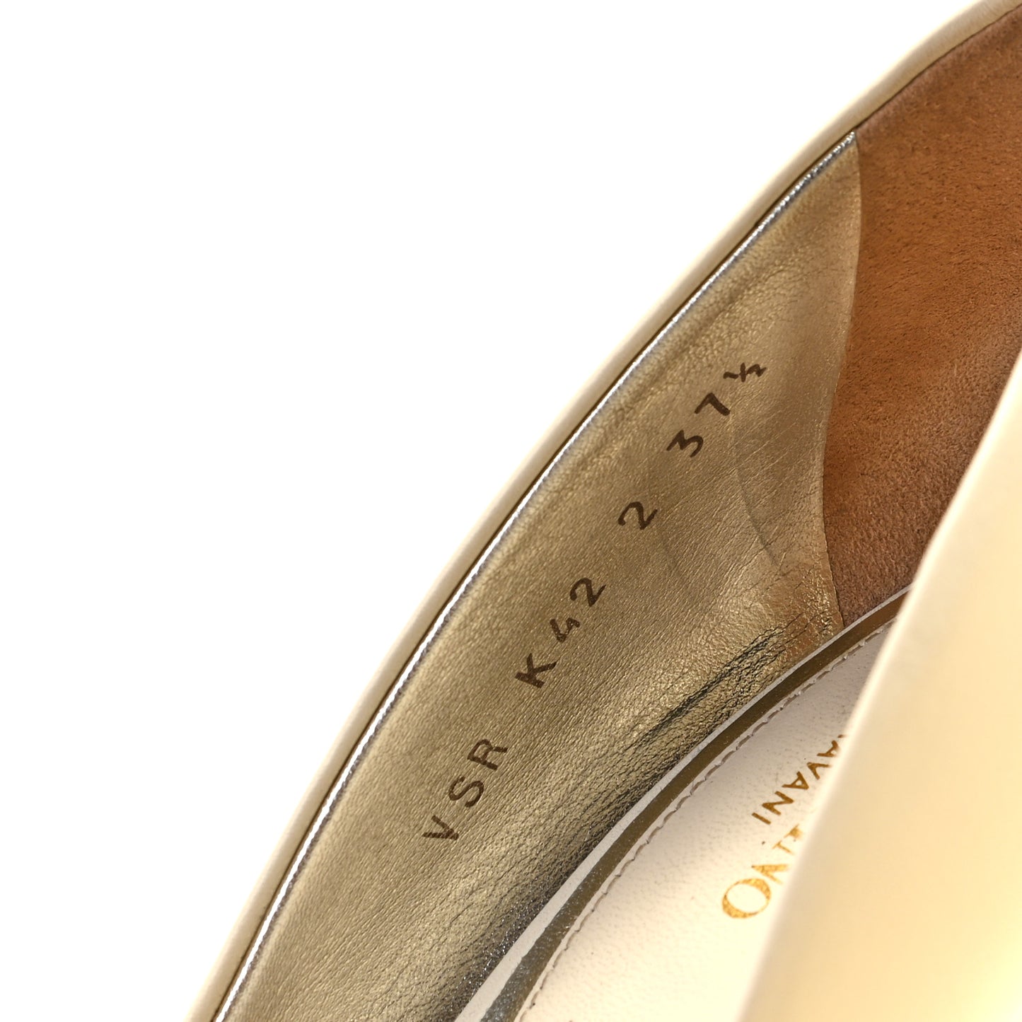 Nappa Rockstud Jaw Stud 100mm Pumps 37.5 Ivory