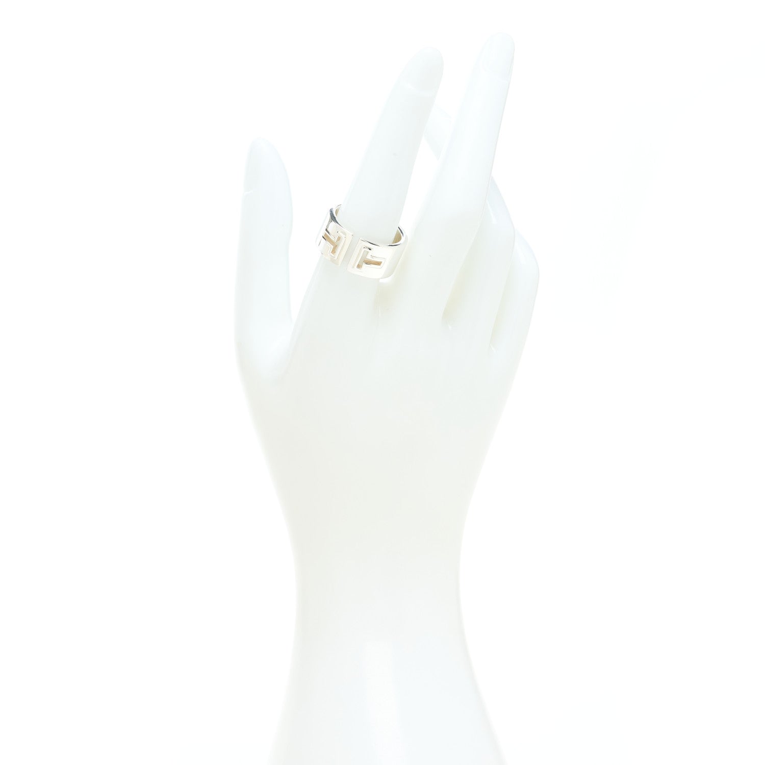 Tiffany Sterling Silver T Cutout Ring 58 8.25 2 of 4