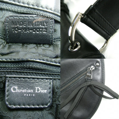 Christian Dior Leather Admit It Hobo Black 10 of 10