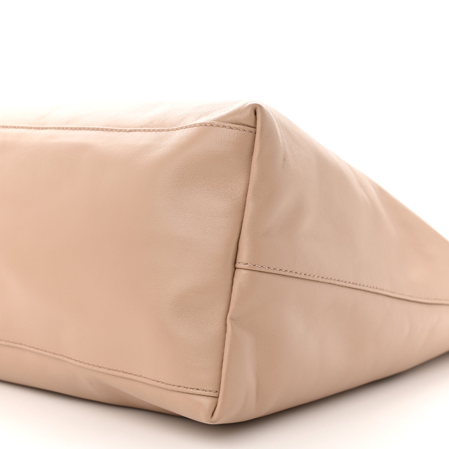 Prada Soft Calfskin Shopping Tote Cammeo Lacca 10 of 14