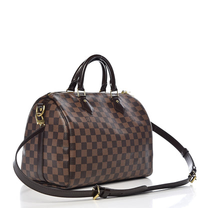 Louis Vuitton Damier Ebene Speedy Bandouliere 30 3 of 10