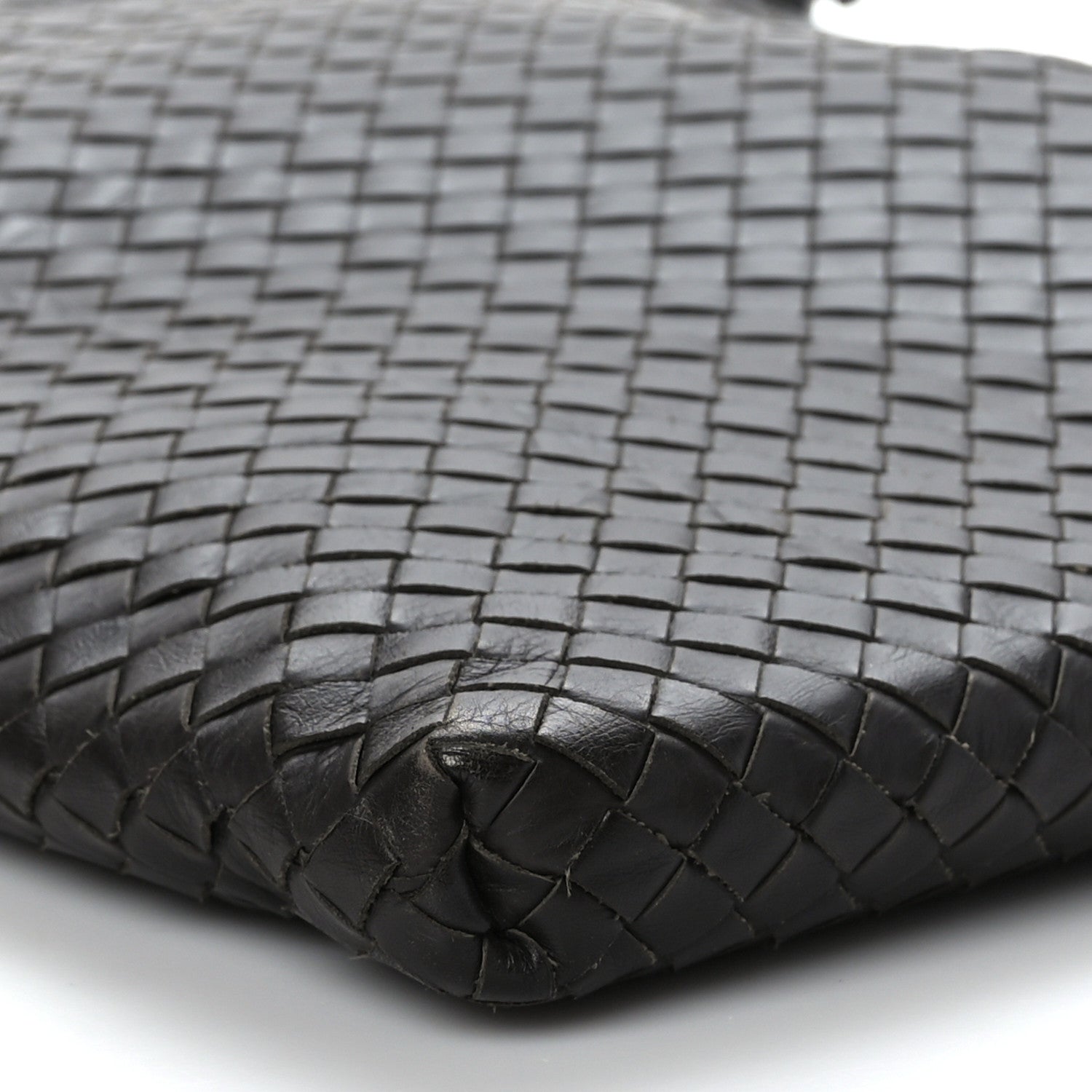Bottega Veneta Nappa Intrecciato VN Crossbody Messenger Bag Ebano 7 of 8