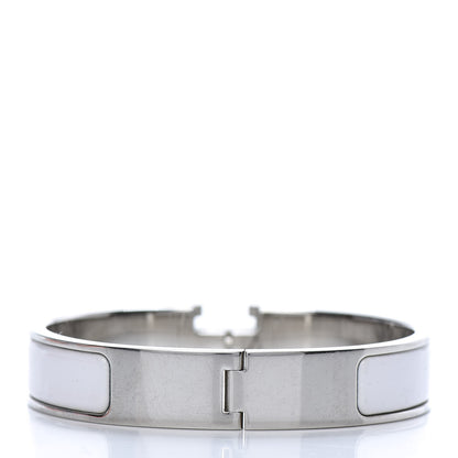 Hermes Enamel Narrow Clic Clac H Bracelet PM White 3 of 6