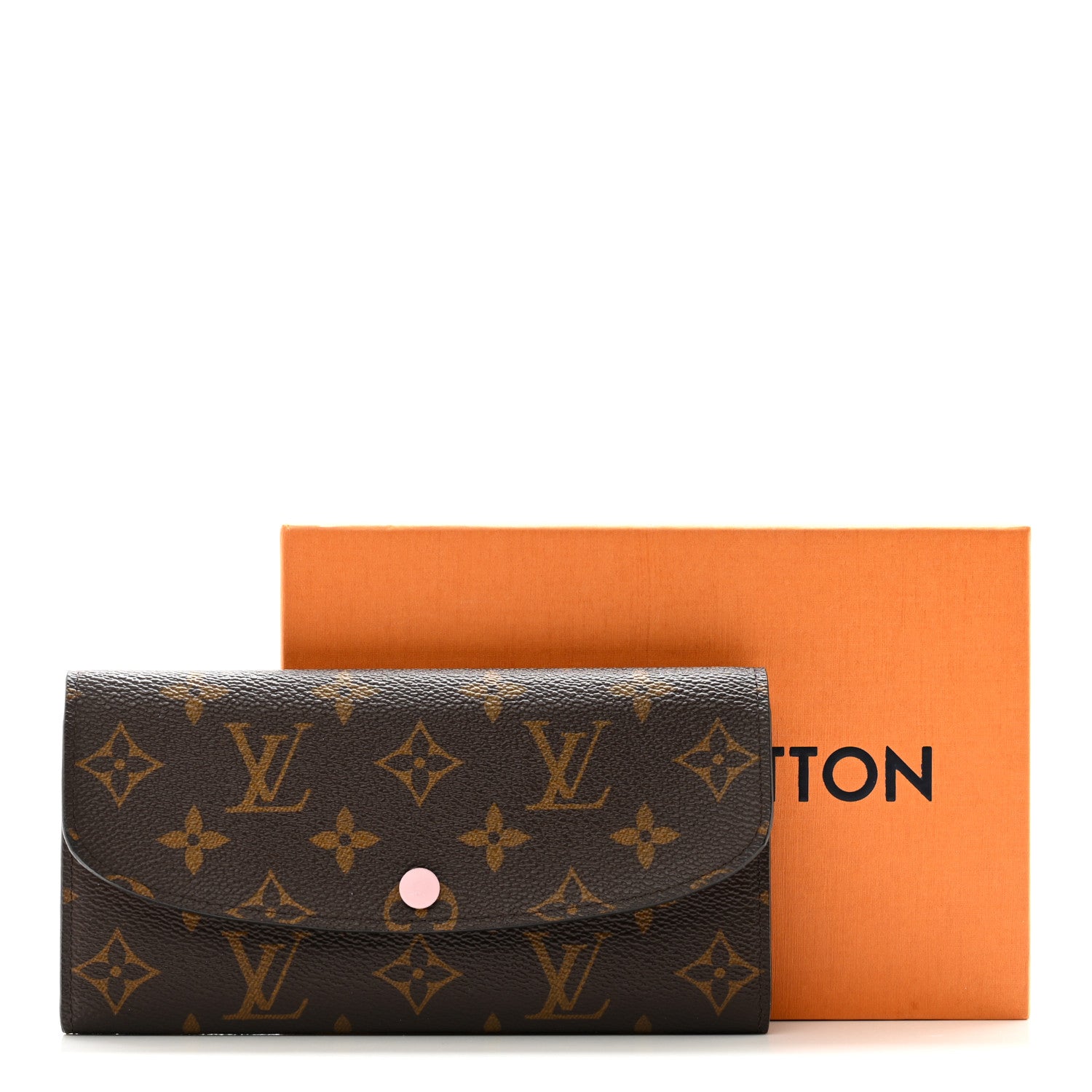 Louis Vuitton Monogram Emilie Wallet Rose Ballerine 5 of 8
