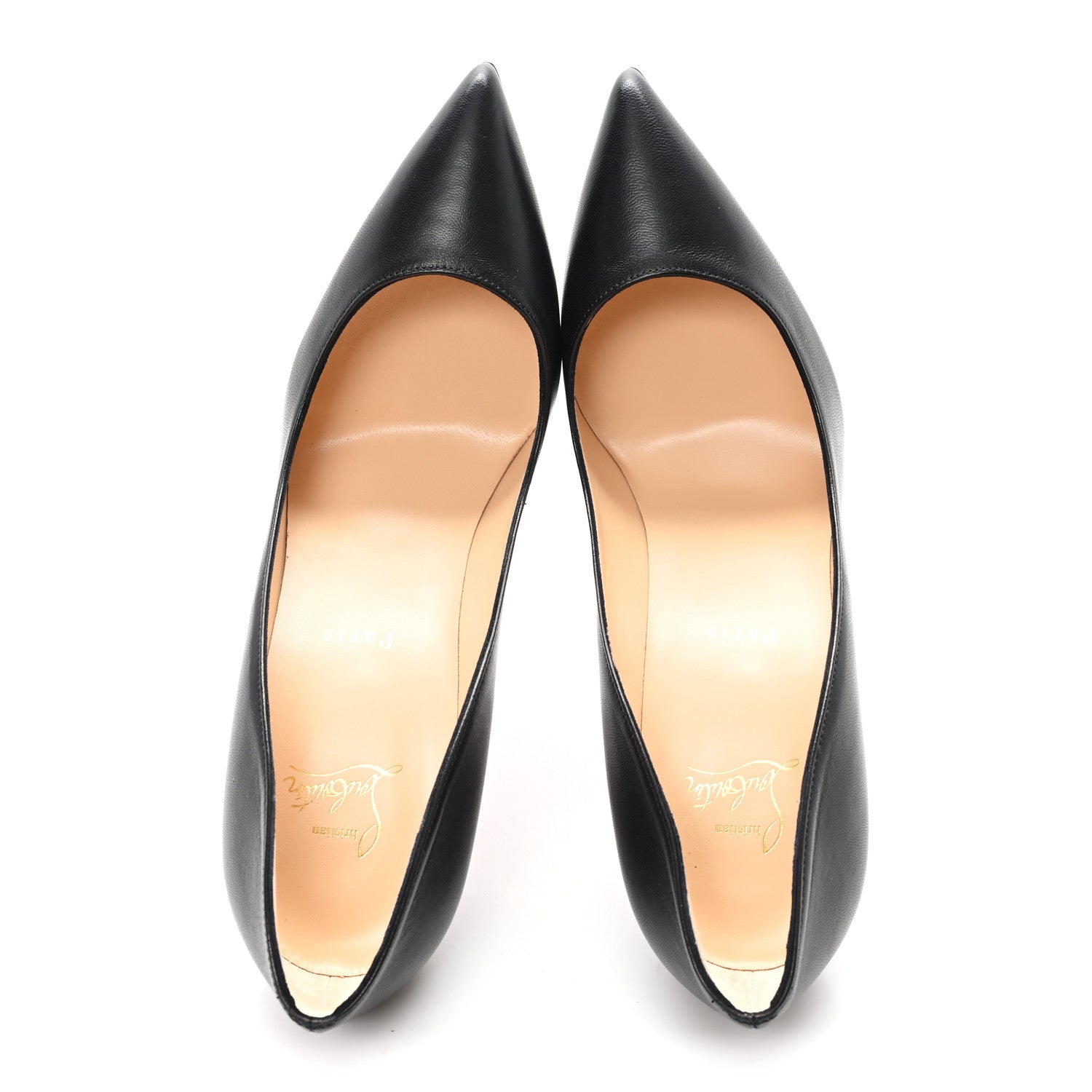 Christian Louboutin Shiny Nappa Pigalle Follies 100 Pumps 41 Black 2 of 9
