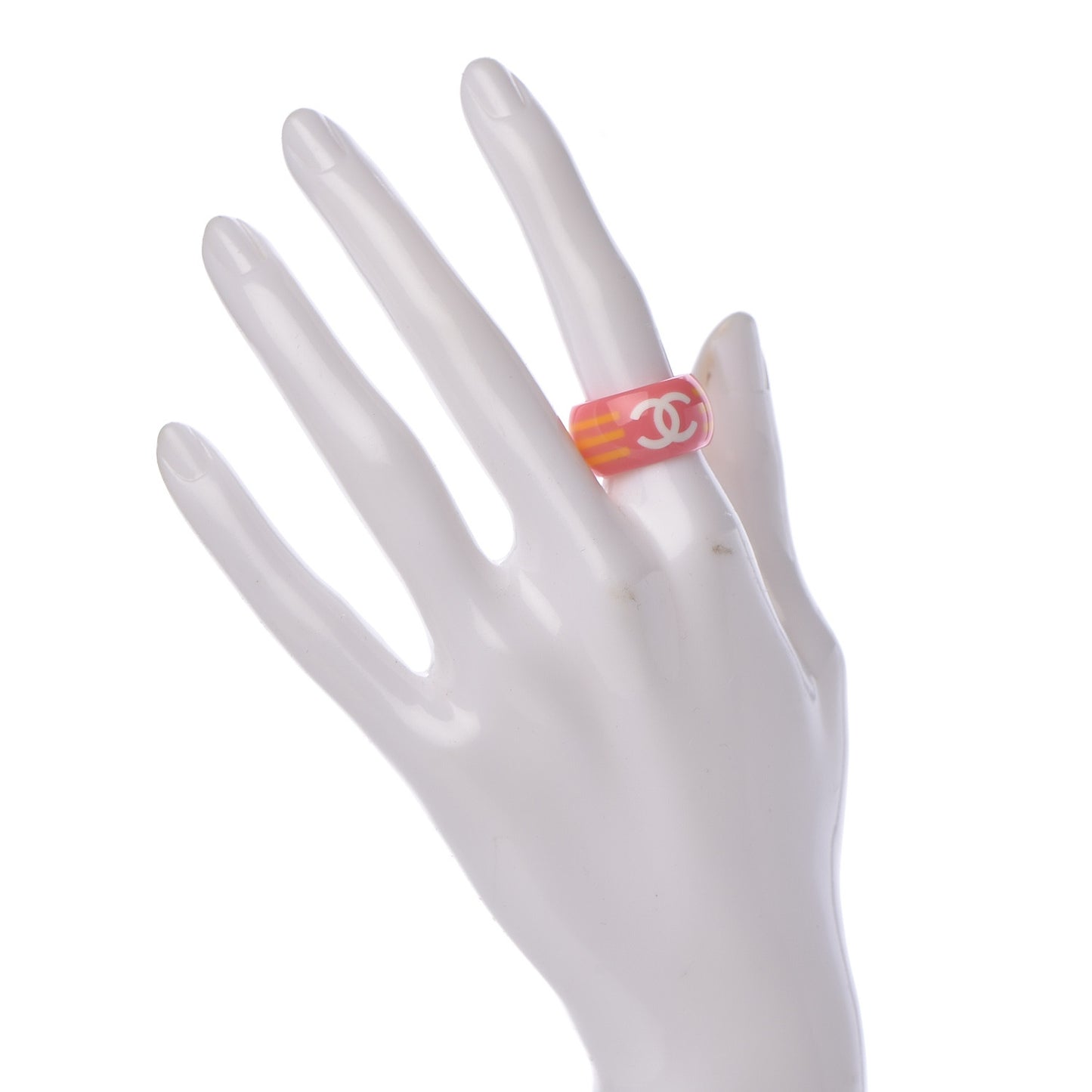 Resin CC Ring 7.5 Pink