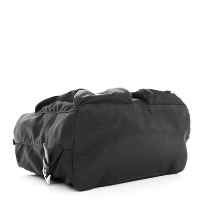 Prada Tessuto Nylon Saffiano Medium Backpack Black 3 of 11