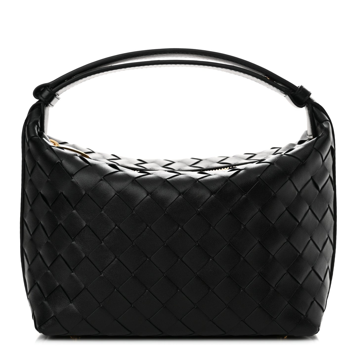 Calfskin Nappa Intrecciato Mini Wallace Black
