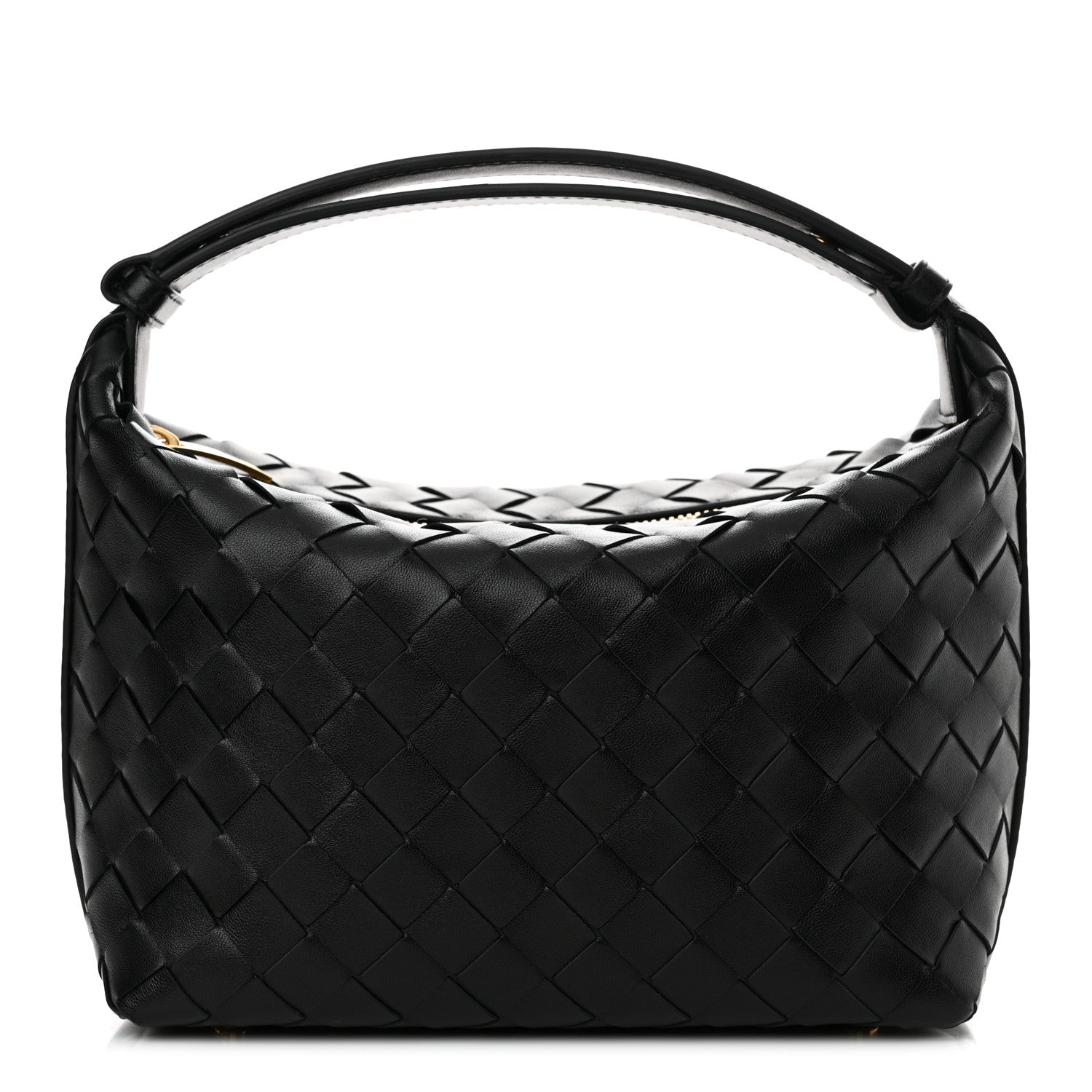 Bottega Veneta Calfskin Nappa Intrecciato Mini Wallace Black 1 of 13