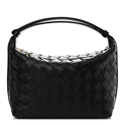 Bottega Veneta Calfskin Nappa Intrecciato Mini Wallace Black 1 of 13