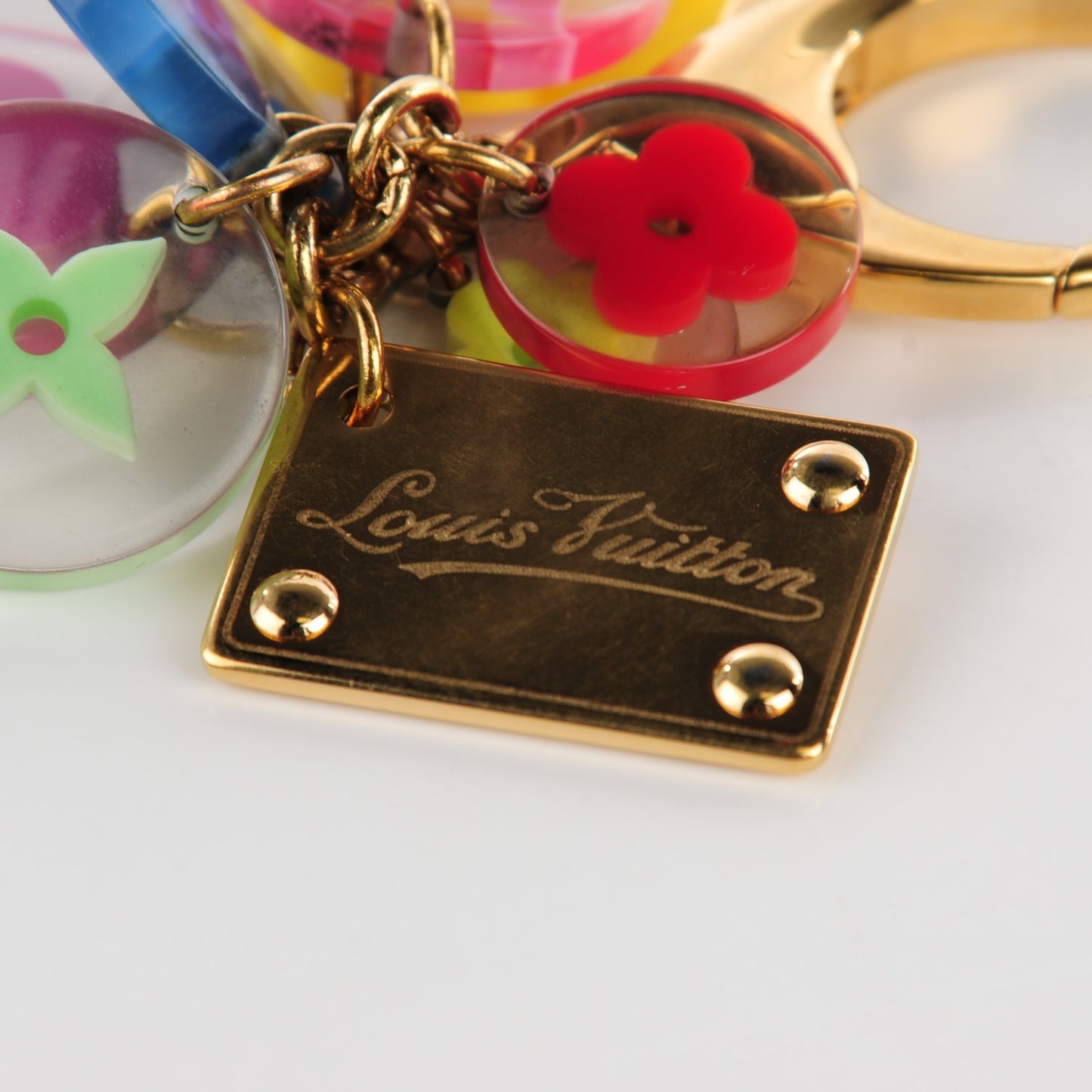 Resin Candy Fleurs Bag Charm Multicolor