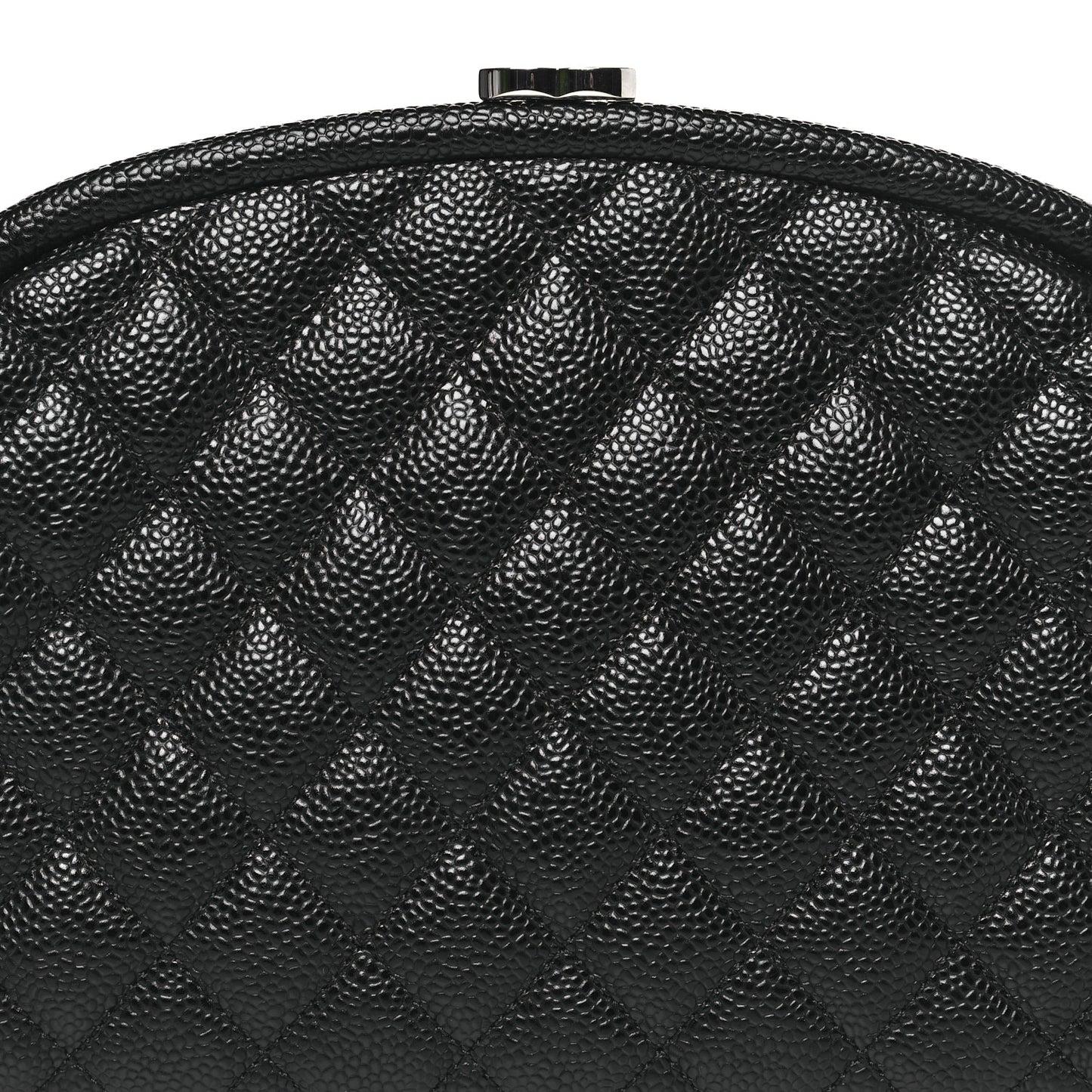 Caviar Quilted Timeless Clutch Black