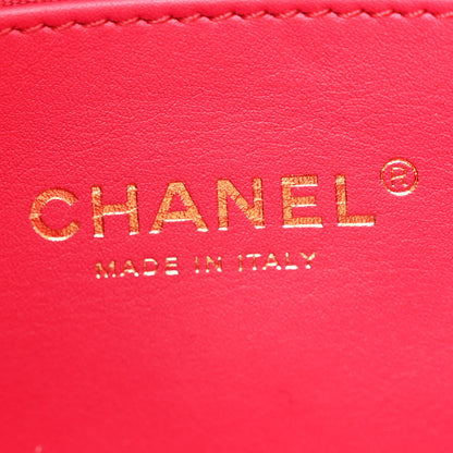 Chanel Lambskin Plexiglass Quilted Coco Love Flap White 6 of 12