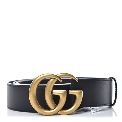 Gucci Calfskin Double G 40mm Belt 115 46 Black 1 of 7