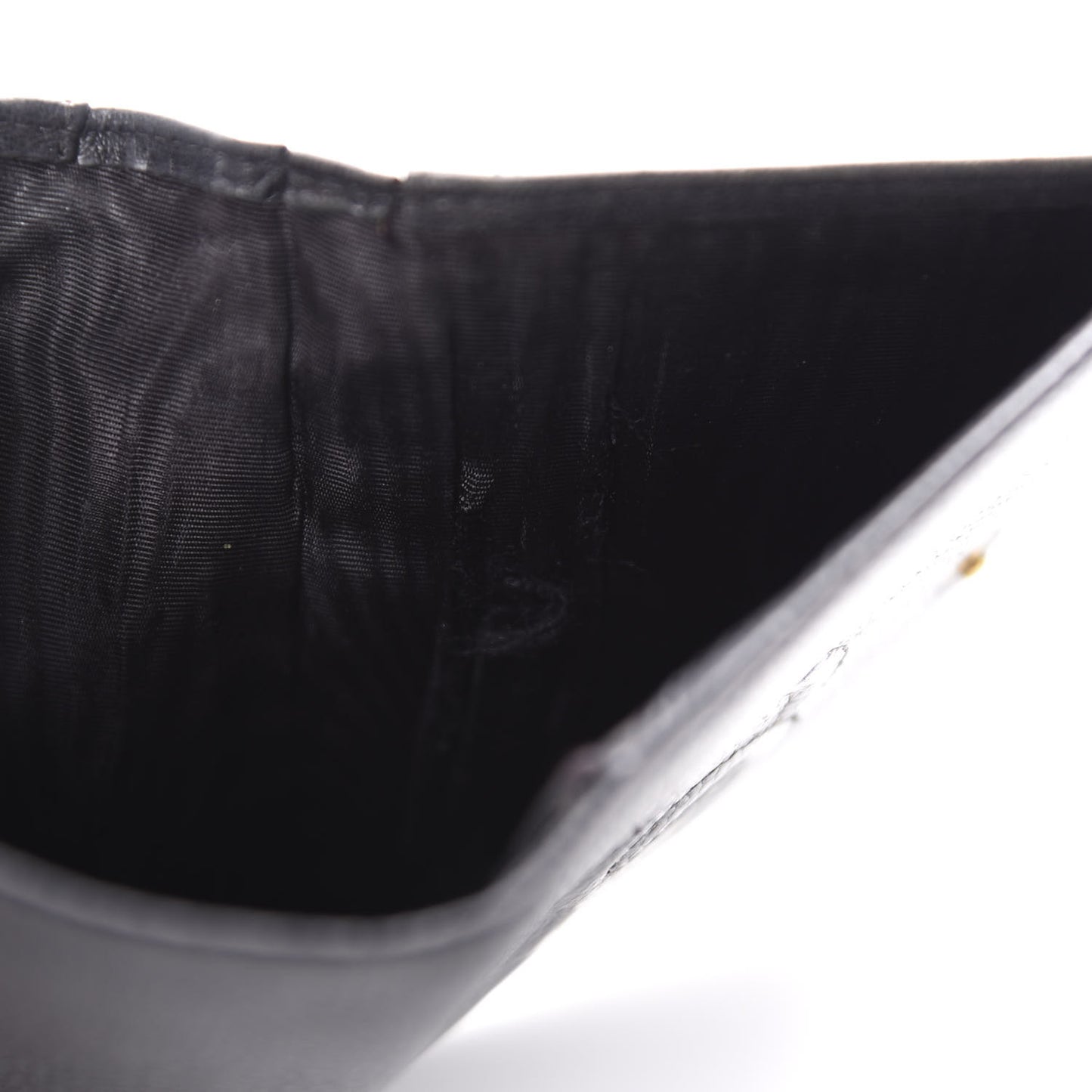 Caviar Timeless CC Compact French Wallet Black