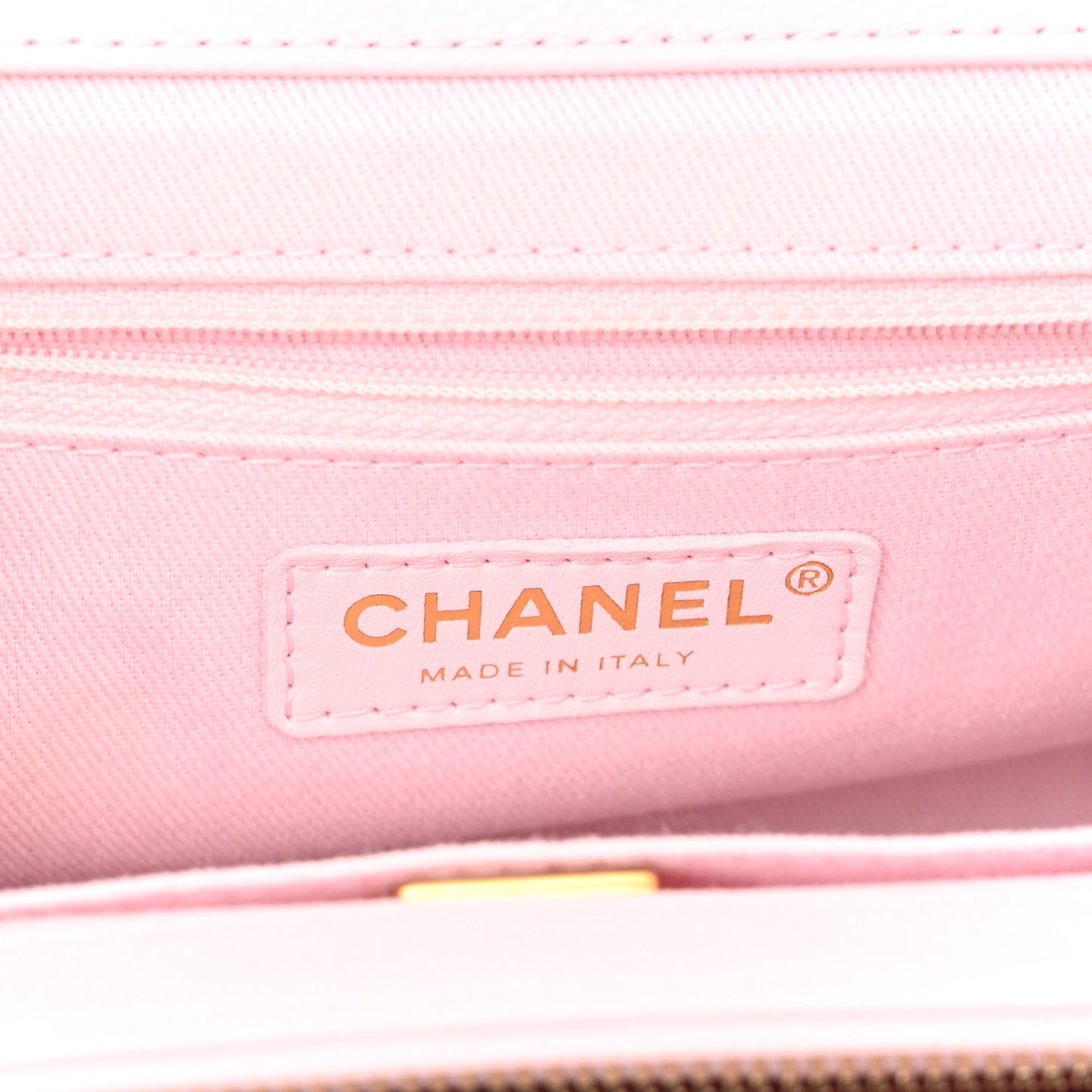 Caviar Quilted Small Business Affinity Flap Light Pink