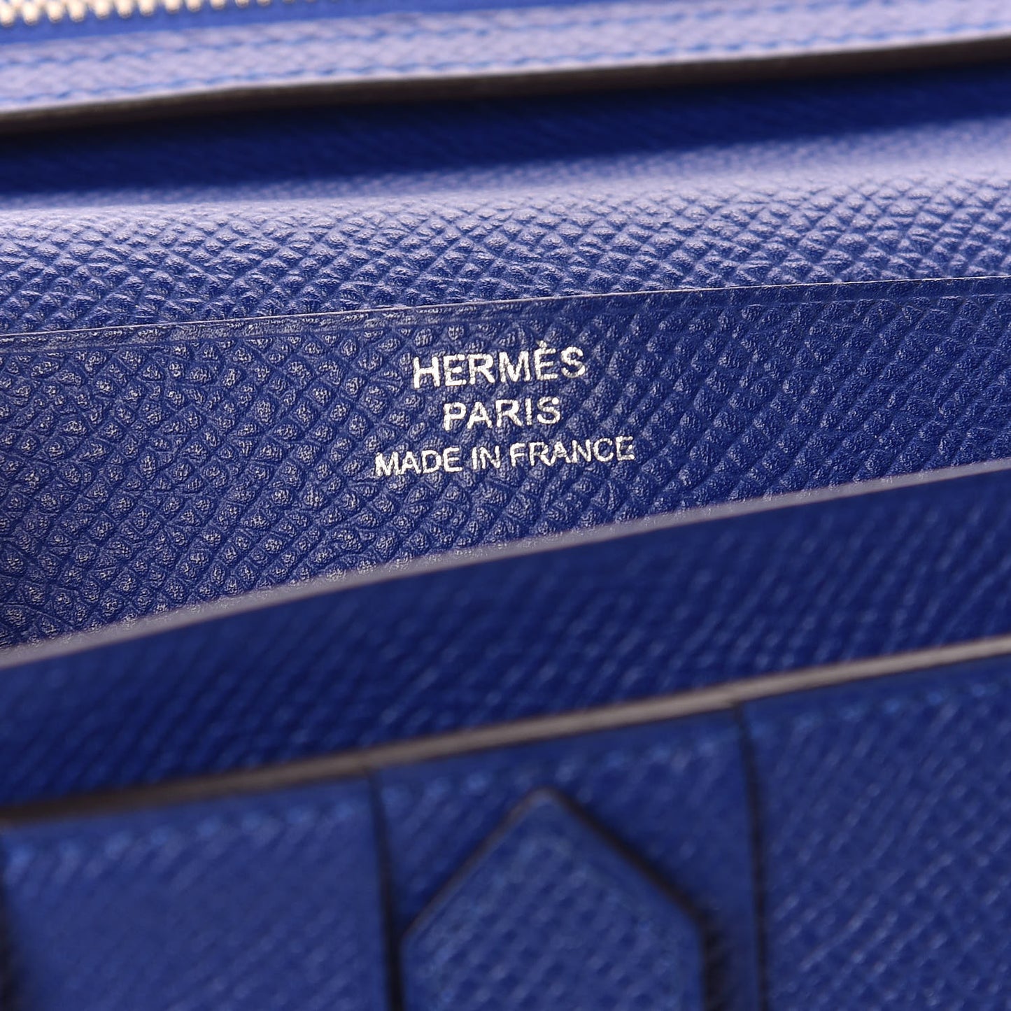 Epsom Bearn Gusset Wallet Bleu Electrique