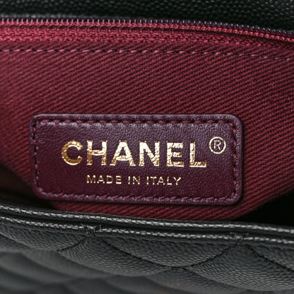 Chanel Caviar Quilted Small Coco Handle Flap Black 7 of 13