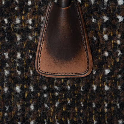 Prada Tessuto Tweed Vitello Bowling Bag Cacao Knicker 14 of 20