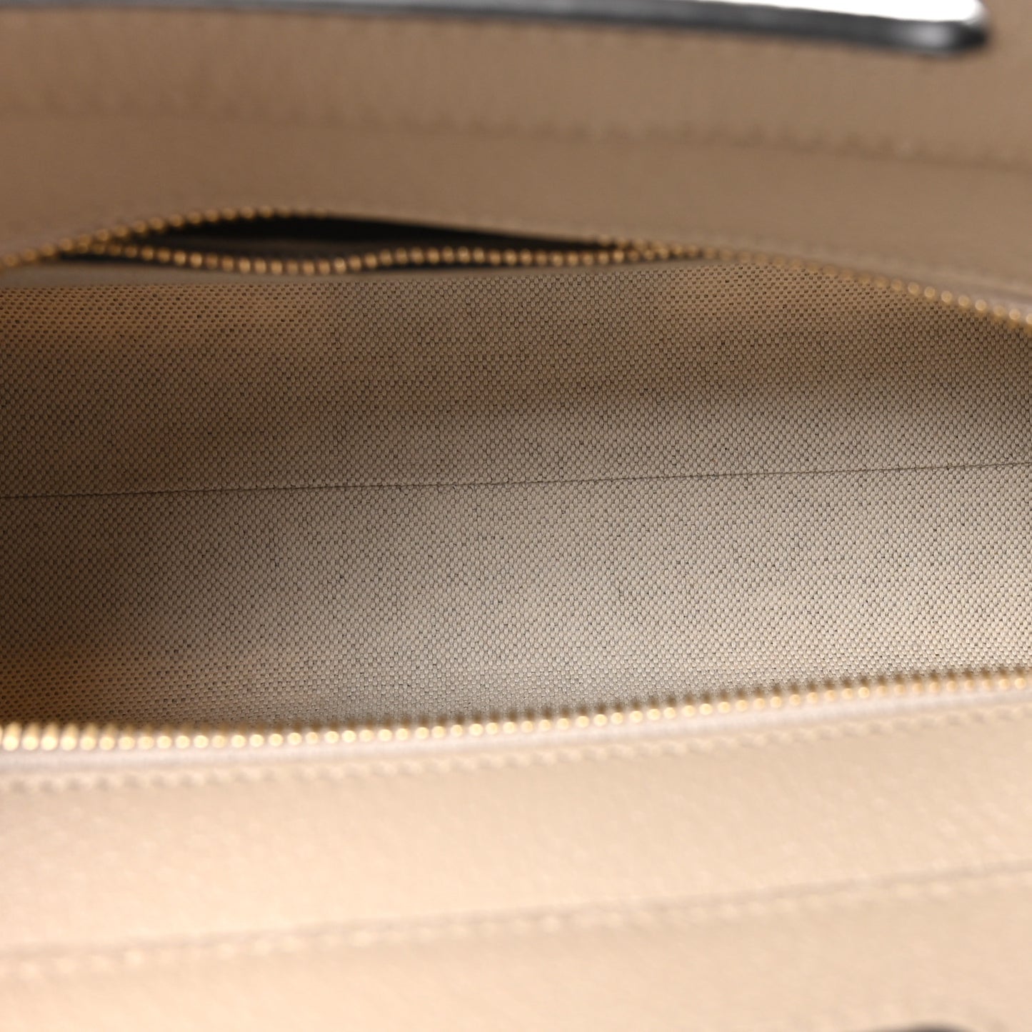 GG Supreme Monogram Textured Dollar Calfskin Web Small Ophidia Slip Handle Tote Beige Mystic White Oatmeal