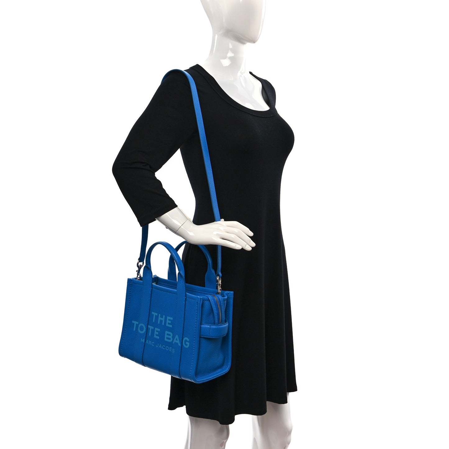 Grained Calfskin Small The Tote Bag Scuba