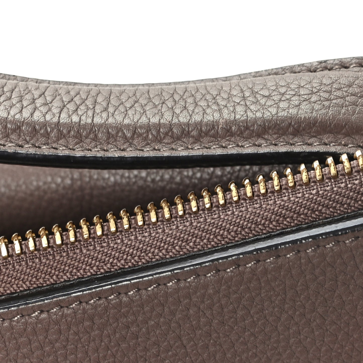 Grained Calfskin Mini Belt Bag Light Taupe