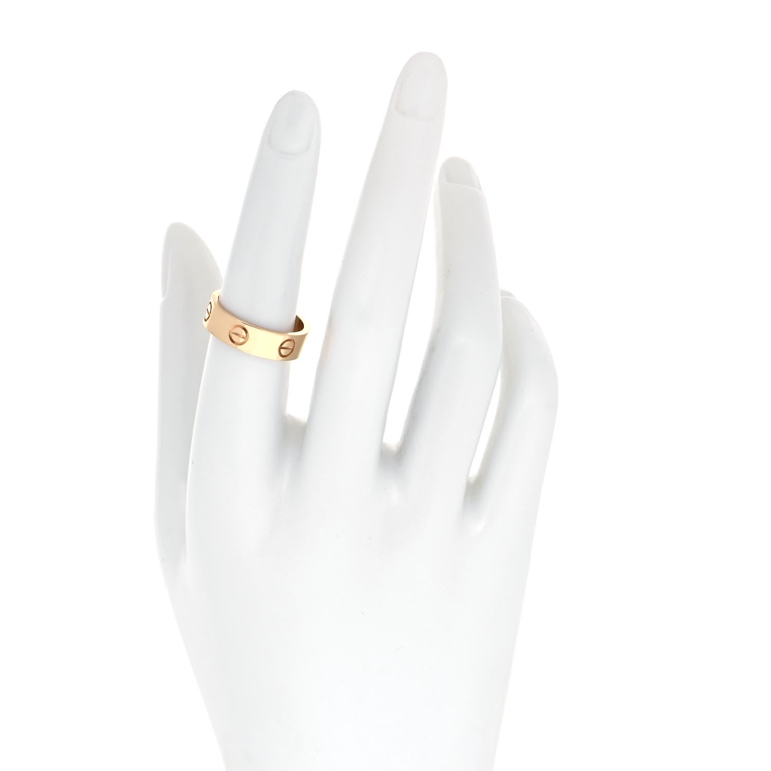 Cartier 18K Yellow Gold 5.5mm LOVE Ring 54 7 2 of 4