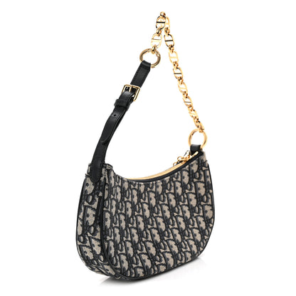 Christian Dior Oblique CD Lounge Bag Blue 3 of 9